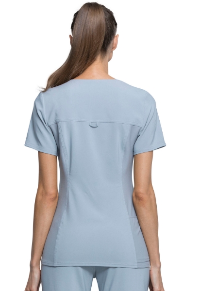 Picture of Cherokee iFlex V-Neck Knit Panel Top
