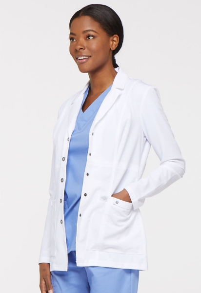 Picture of Dickies Xtreme Stretch 28" Snap Front Lab Coat