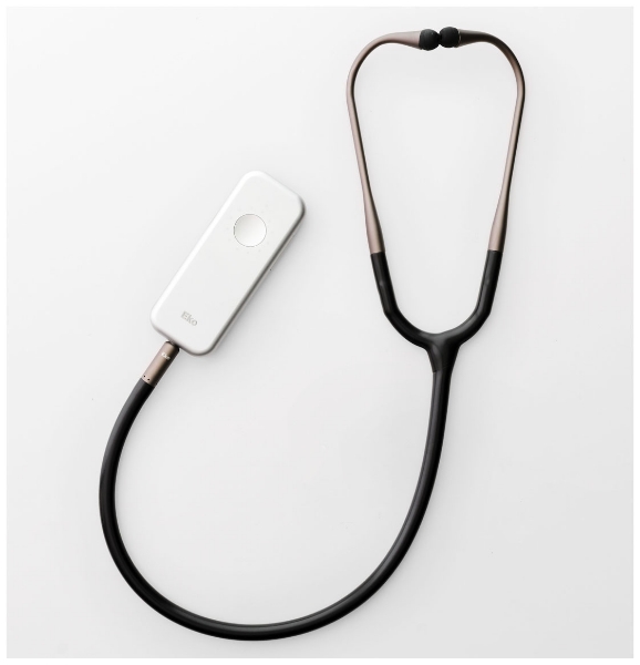 Picture of Critical Care / Cardiology Stethoscope Eko DUO ECG + Digital Stethoscope w/Earp
