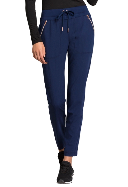 Picture of Cherokee Statement Mid Rise Tapered Leg Drawstring Pant