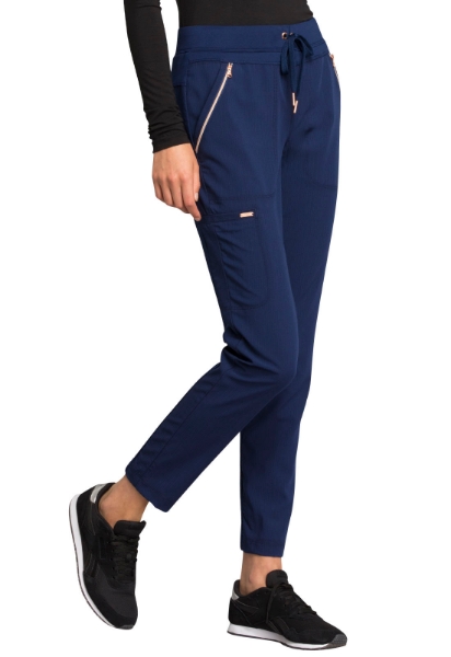 Picture of Cherokee Statement Mid Rise Tapered Leg Drawstring Pant