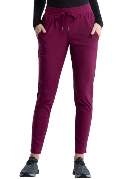 Picture of Cherokee Form Mid Rise Tapered Leg Drawstring Pant