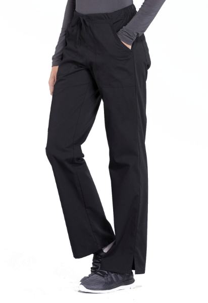 Picture of WW Professionals Mid Rise Straight Leg Drawstring Pant