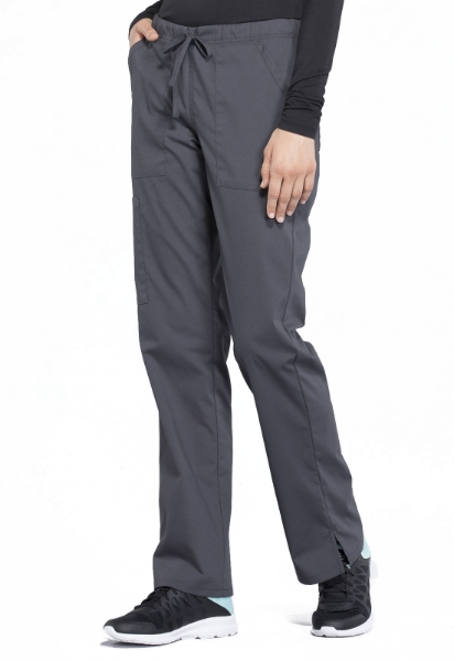 Picture of WW Professionals Mid Rise Straight Leg Drawstring Pant