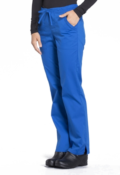Picture of WW Professionals Mid Rise Straight Leg Drawstring Pant
